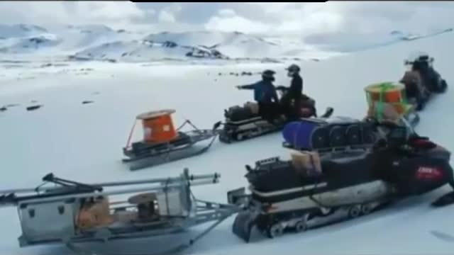 WHAT HAPPEN WHEN THEY DRILLED INTO AN ICE WALL NEAR THE FIRMAMENT?