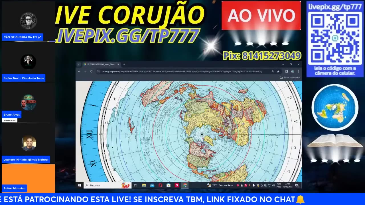 Canal Evidências - P1UIm6pJmxI - DEBATE AO VIVO COSMOLOGIA HEBRAICA vs TERRA BOLA