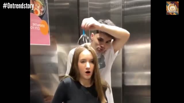 Head massager comb prank