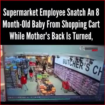 Baby is snatched by stranger after mother turned her back on the eight-month-old