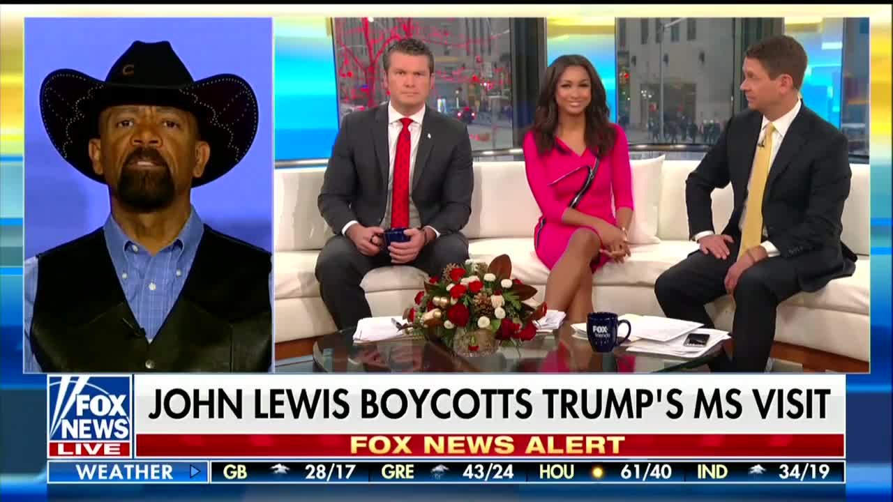 Sheriff Clarke, Eboni Williams Have Tense Exchange Over Relevance of Rep. John Lewis
