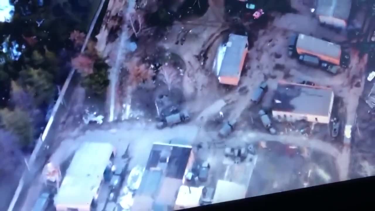 Russia'n army base hit by Ukraine's artillery