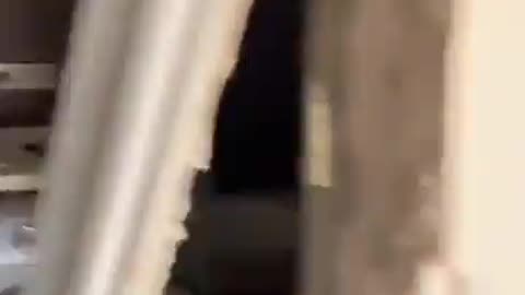 From inside an apartment struck by a Russian rocket