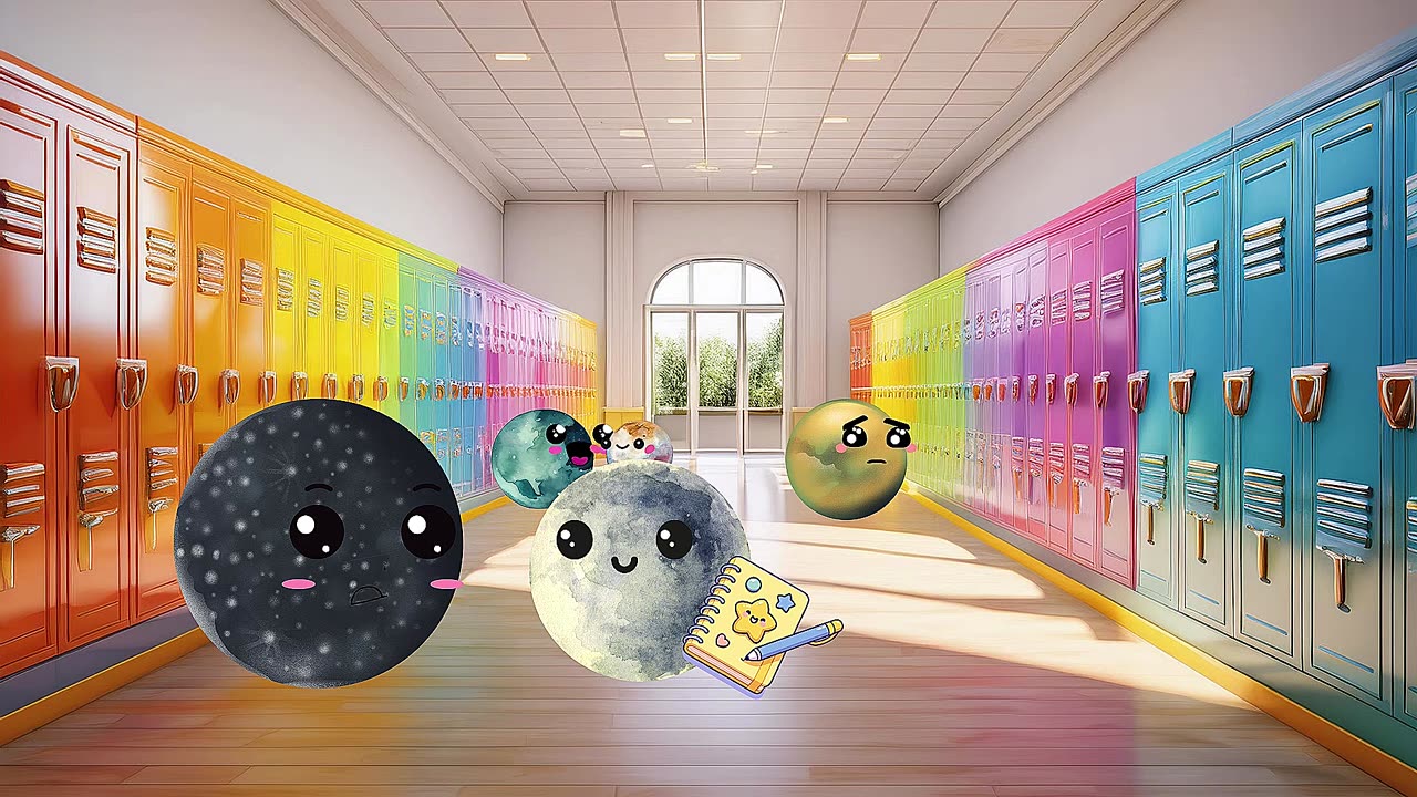 Join Moon for Her First Day of School! | A Solar System Adventure for Kids