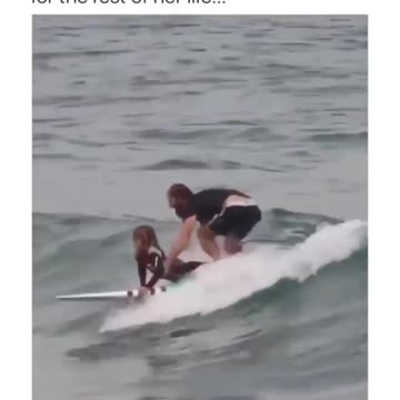 She will remember this moment forever