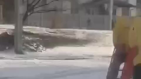 Russian reconnaissance group taking fire in Kharkiv