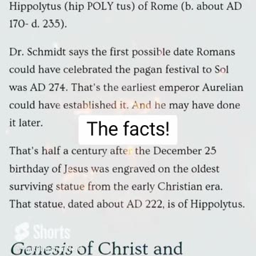 Christmas (2022) #6 (remade): Dec 25th isnt pagan!