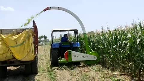 Indian silage machine