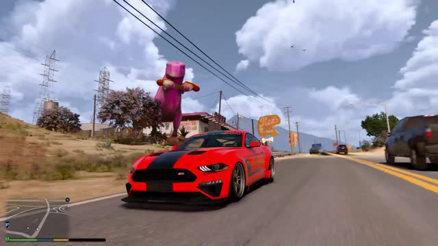 GTA V HIGH GRAPHICS ft. MUSTANG GT