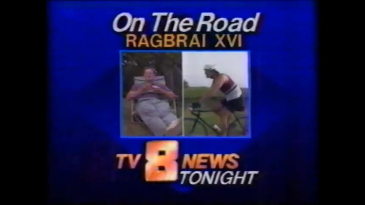 July 28, 1988 - KCCI Rick Swalwell and Dana Cardin Promo for Ragbrai XVI