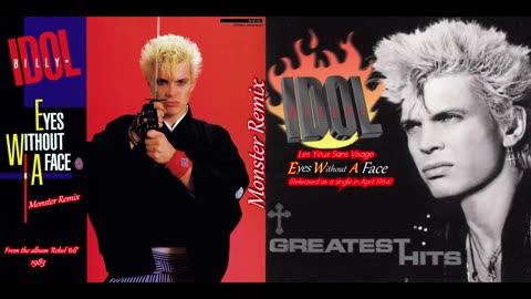 Billy Idol - Eyes Without a Face (Monster Remix) from the 1983 album 'Rebel Yell'