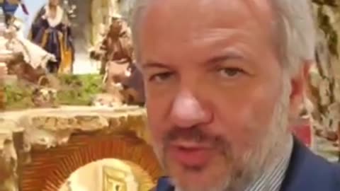 🔴Sen. Borghi: "Davanti al Presepe passano gli anni... ma qualcosa si ottiene, dal MES alle multe."