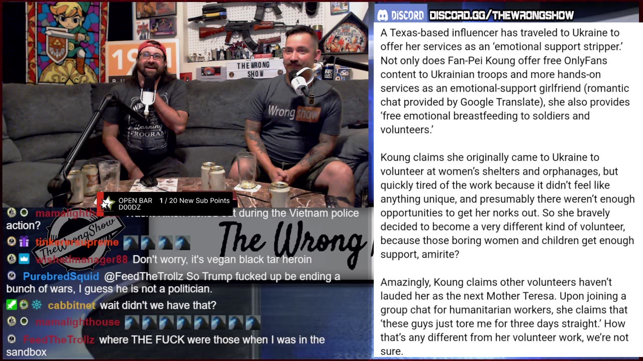 TWS The Wrong News Saturday Night - 7-29-23 LFG!