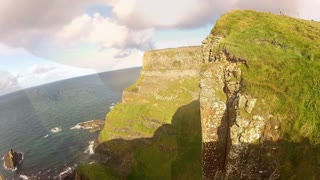 Mark Clark Portrush walking around Runkerry 2016.