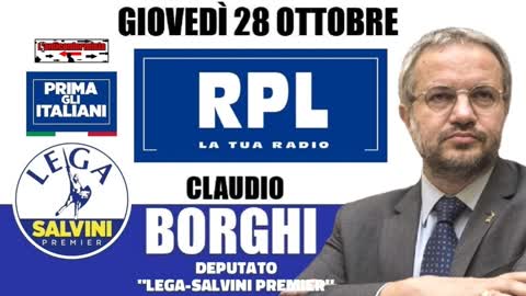 🔴 41° Puntata della rubrica su RPL "Scuola di Magia" di Claudio Borghi (28/10/2021).