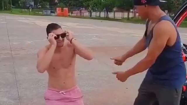 The friend and the glasses