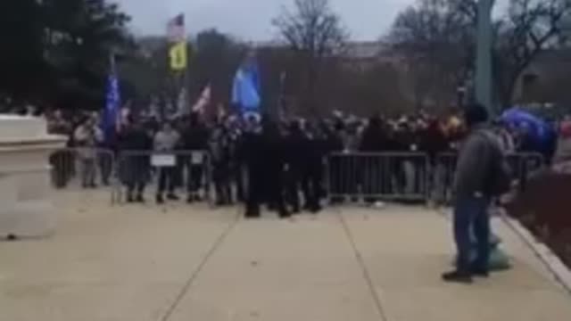 Congress police let them walk right in.