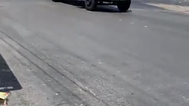 National Guard trucks in Tijuana