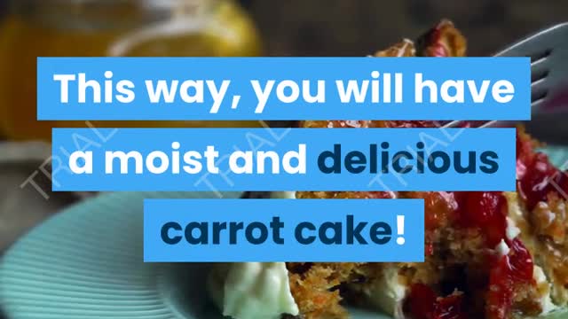 Recipe ;the best carrot cake