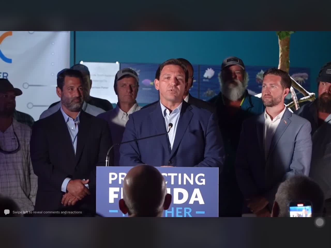 Governor Ron DeSantis fighting hard protecting Florida.