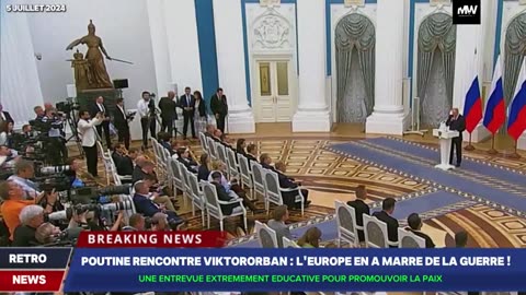 Choc en Europe ! Orbán et Poutine Main dans la Main pour la Paix en Ukraine – L'UE sous Tension !