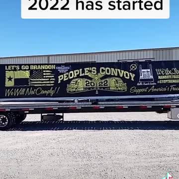 USA CONVOY BIGGEST FREEDOM SIGN