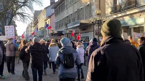 Manifestation Annecy le 18 12 2021