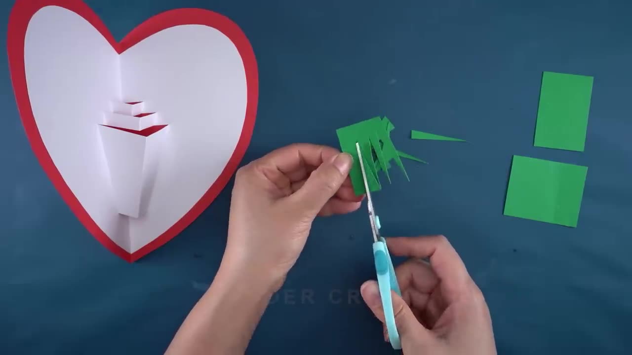 DIY Valentine Pop up Card - 3D Heart Pop up Card - Pop Up Card Tutorial -Paper Crafts