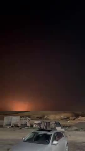 Iranian missiles hitting accurately in the Negev Desert, southern Israel