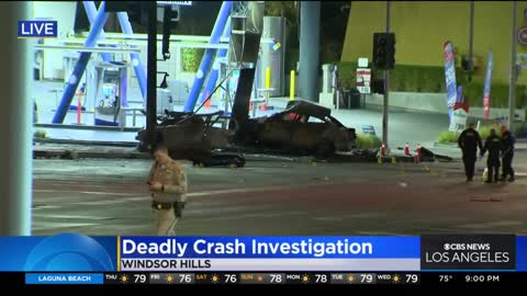 Fiery car crash in Windsor Hills kills 6 people