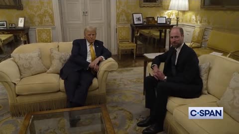 President Trump Greeted By Prince William In France (VIDEO)