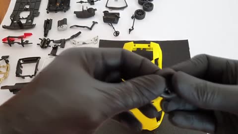 Transformation Abandoned Lamborghini Murcielago Model Car