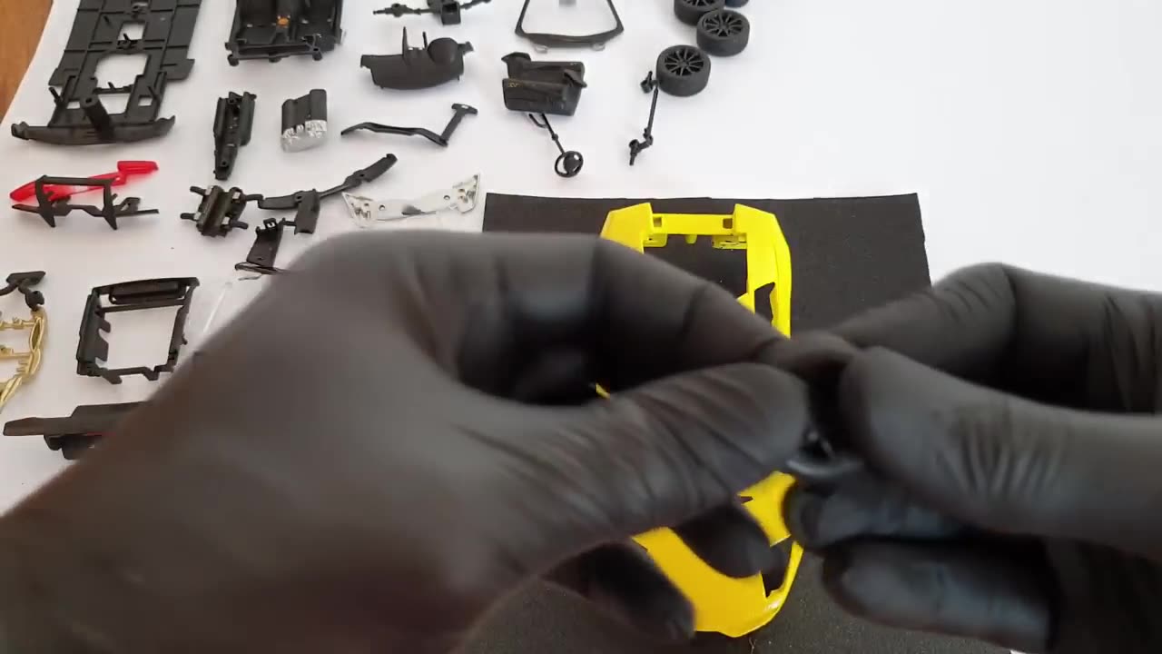 Transformation Abandoned Lamborghini Murcielago Model Car