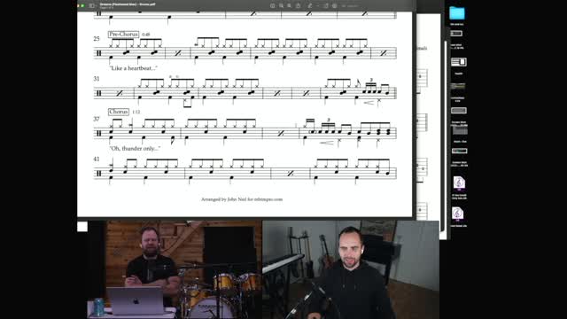 Dreams - Fleetwood Mac Drums Sheet Music - Where are the tricky measures?!?!