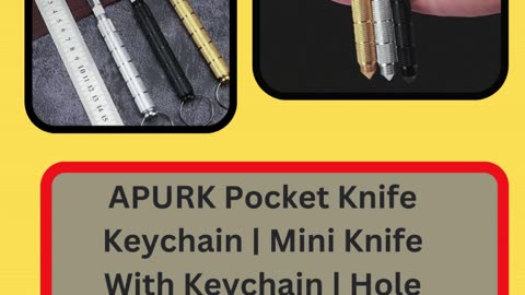 APURK Pocket Knife Keychain | Mini Knife | #fashionaddict #skincare #koreanskincare #fashiongram