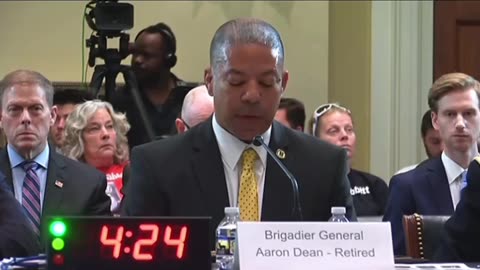 Brigadier General, Aaron Dean- grave accuracies in the IG report