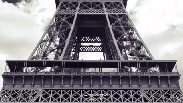 Arc du Triomphe et Tour Eiffel, Paris.