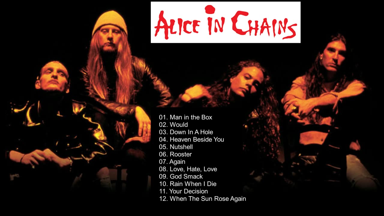 TOP 12 ALICE IN CHAINS