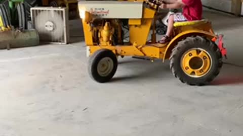 Rainy Day Tractor Ride