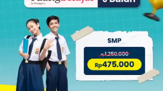 Rekomendasi Belajar Online SMP RuangBelajar by RuangGuru bikin belajar semakin semangat