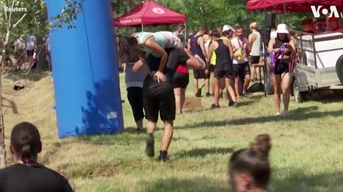 Wife Carrying Championship Held in Hungary | VOA News