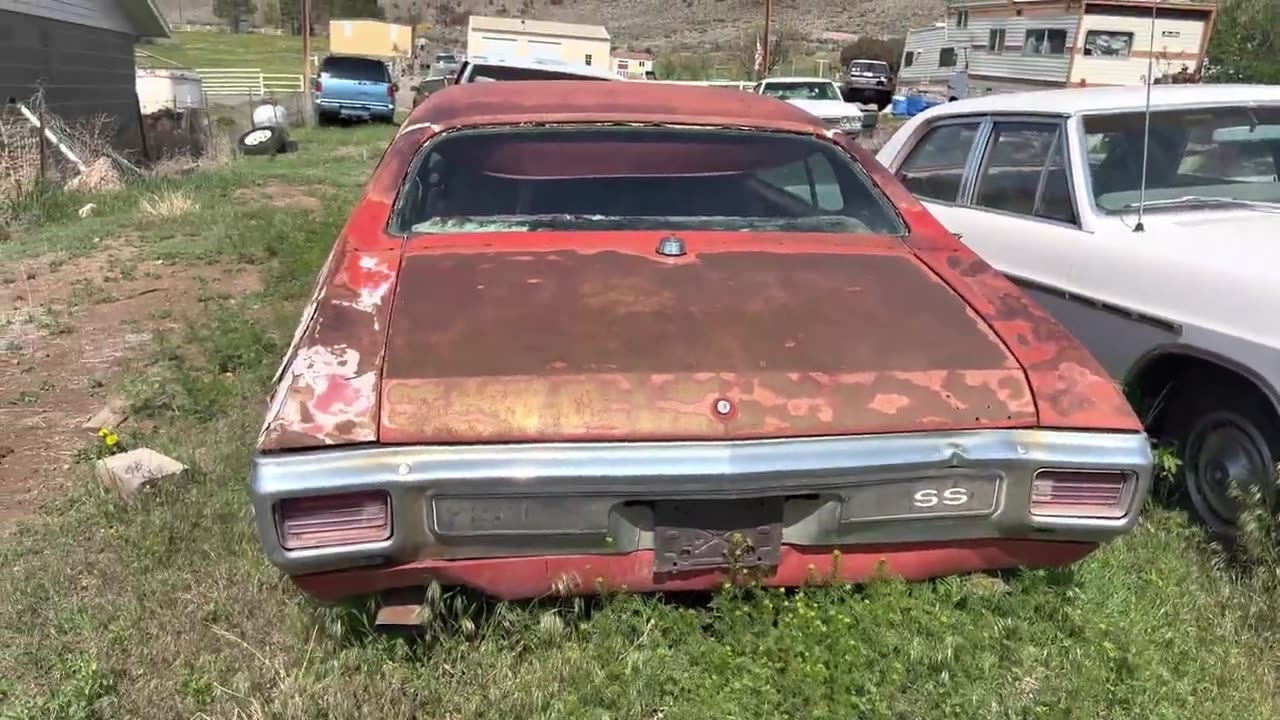 Muscle Car Hoard Found In The Utah Desert Strikes Gold With Real 1970 Chevelle SS454 LS6!!!