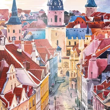 Digital Art Inspired by Tallinn | Estonia | AI Art #tallinn