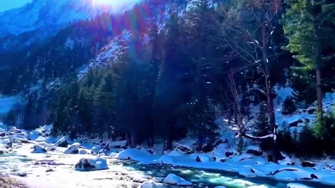 Title: "Hamaliya Snowfall: A Winter Wonderland in the Himalayas ❄️"