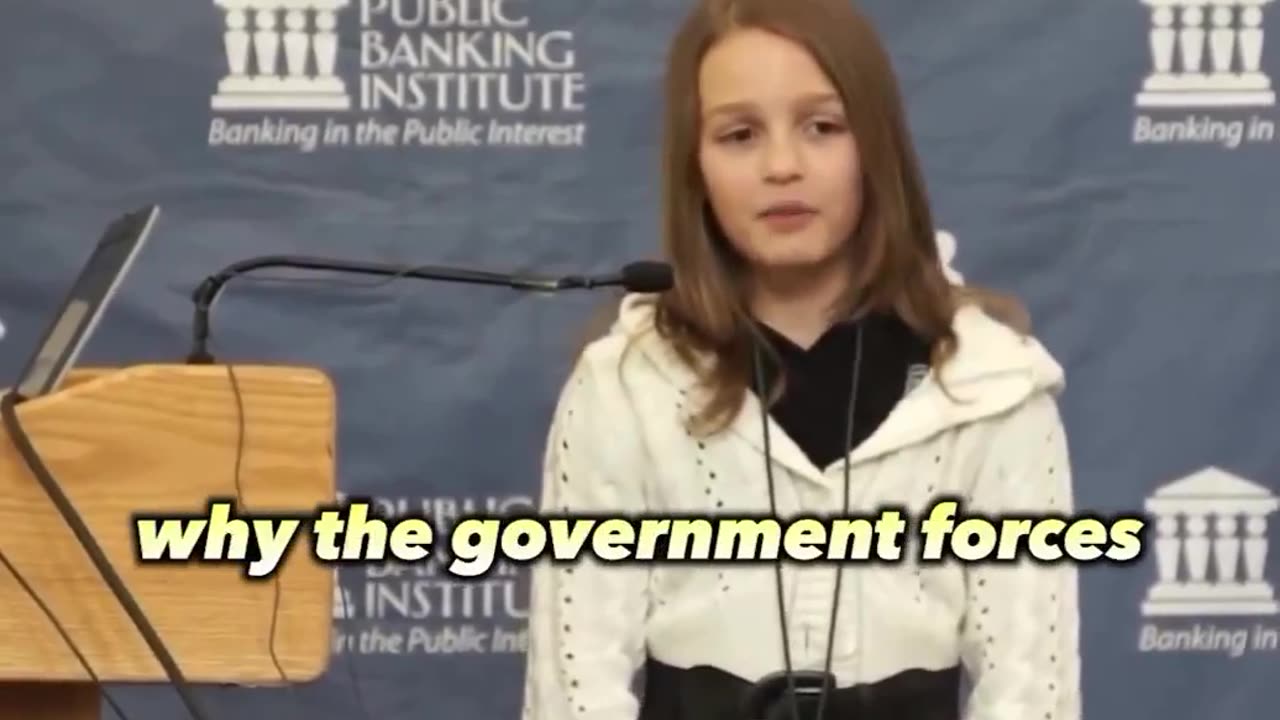 12 year old Canadian girl exposes the banks