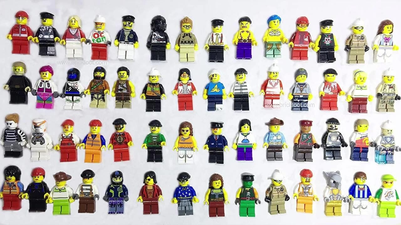 Pack of 10 Random Authentic Lego Figures (9443)