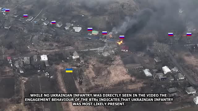 RUSSIA X UKRAINE - ONE UKRAINIAN TANK VS RUSSIAN CONVOY