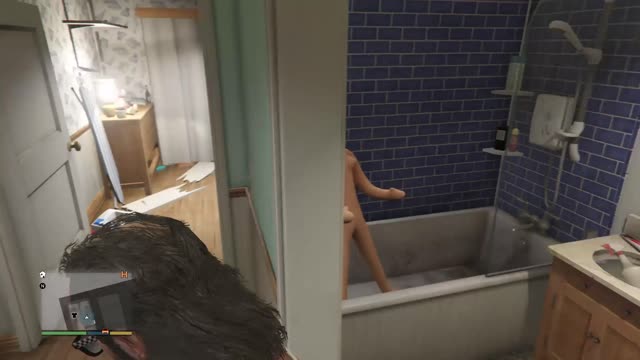 Trevor's girlfriend is in the shower — GTA 5