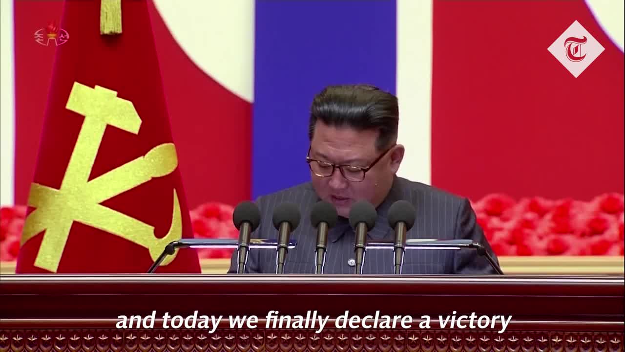 Kim Jong-un claims victory over Covid-19 in North Korea - despite widespread 'fever'