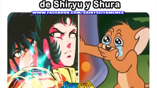 Caballeros del zodiaco Shiryu vs Shura el final de la pelea 😭😪😢